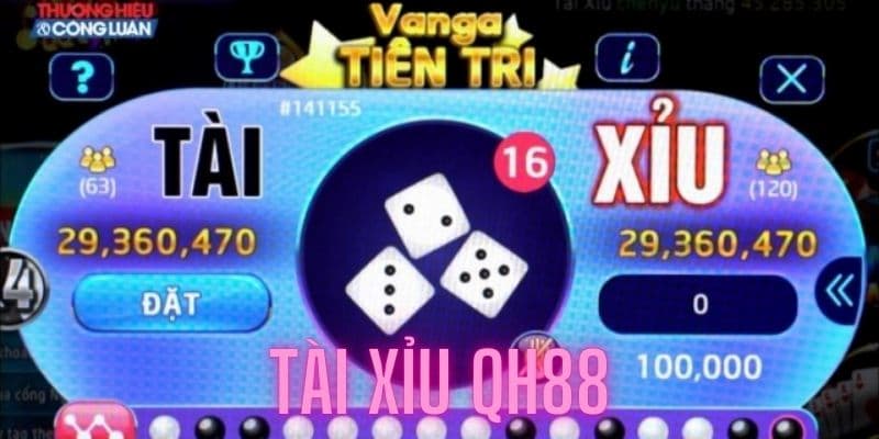 Thông tin về dòng game tài xỉu online cực hot tại QH88